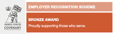 Bronze Award - Armed Forces Employer Recognition Scheme