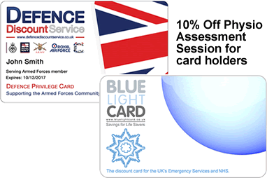light blue discount offers accept physiotherapy services